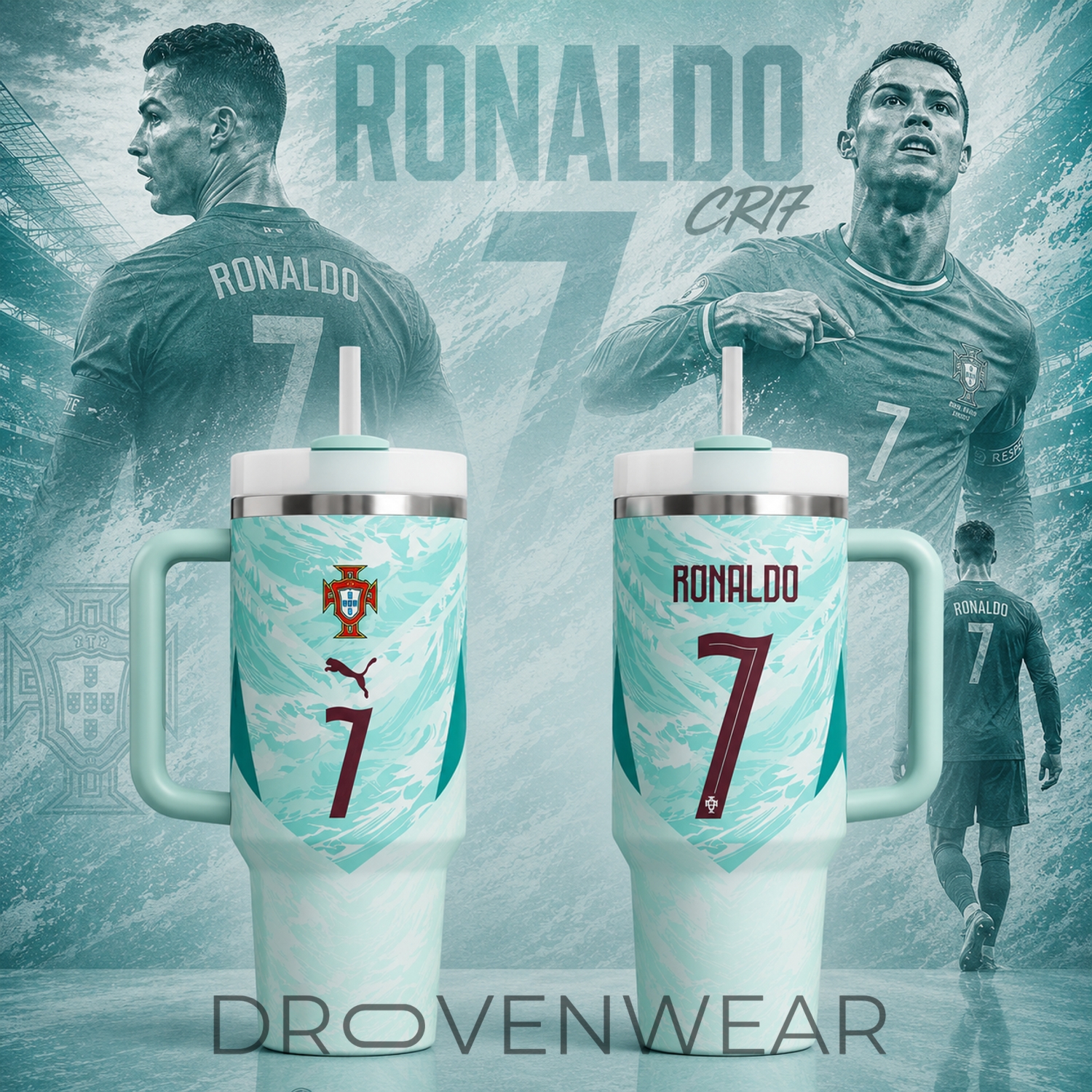 Limited Cristiano Ronaldo - Portugal FIFA 2026 Tumbler 40 Oz Cup V2 Limited Cristiano Ronaldo - Portugal FIFA 2026 Tumbler 40 Oz Cup V2