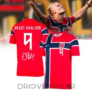 Limited Edition Braut Haaland 2026 World Cup Jersey by Drovenwear.com