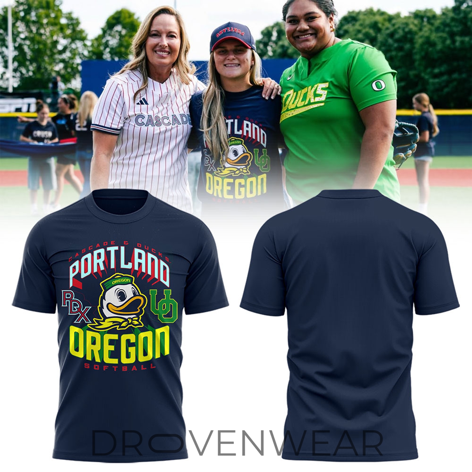 Limited Edition Cascade X Ducks Softball Shirt 2d Limited Edition Cascade X Ducks Softball Shirt 2d