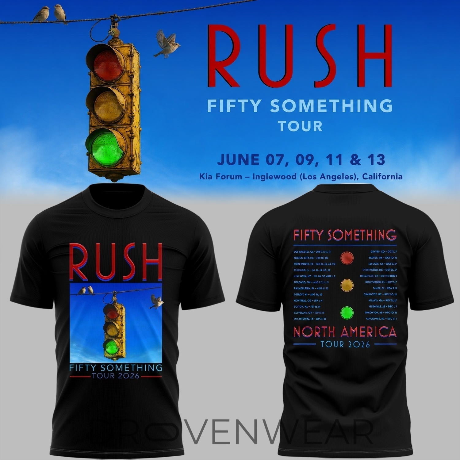 Limited Edition Fifty Something Tour Shirt V2 Limited Edition Fifty Something Tour Shirt V2