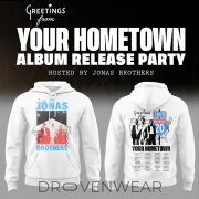 Limited Edition Greeting’s From Your Hometown Jonas Brothers Tour Hoodie