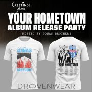 Limited Edition Greeting’s From Your Hometown Jonas Brothers Tour T-Shirt