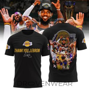 Limited Edition LA Lakers Thank You LeBron James Shirt by Drovenwear.com