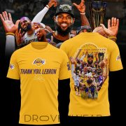 Limited Edition LA Lakers Thank You, LeBron James Shirt - Image 2