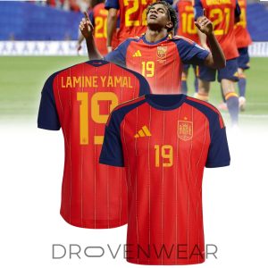 Limited Edition Lamine Yamal x Spain National Football Jersey by Drovenwear.com