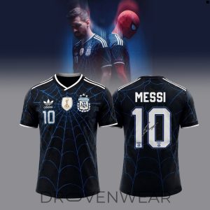 Limited Edition Lionel Messi x SpiderMan Jersey by Drovenwear.com