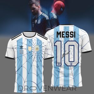 Limited Edition Lionel Messi x SpiderMan Shirt by Drovenwear.com
