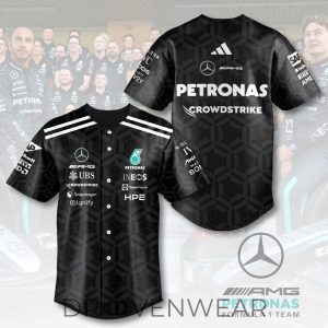 Limited Edition Mercedes AMG Petronas F1 Team Baseball Jersey by Drovenwear.com