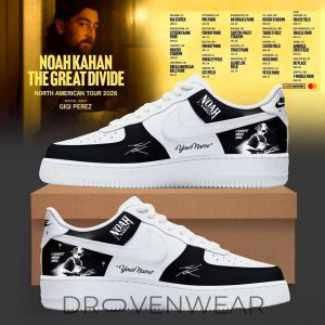 Limited Edition Noah Kahan Tour 2026 Air Force 1 Sneakers by Drovenwear.com