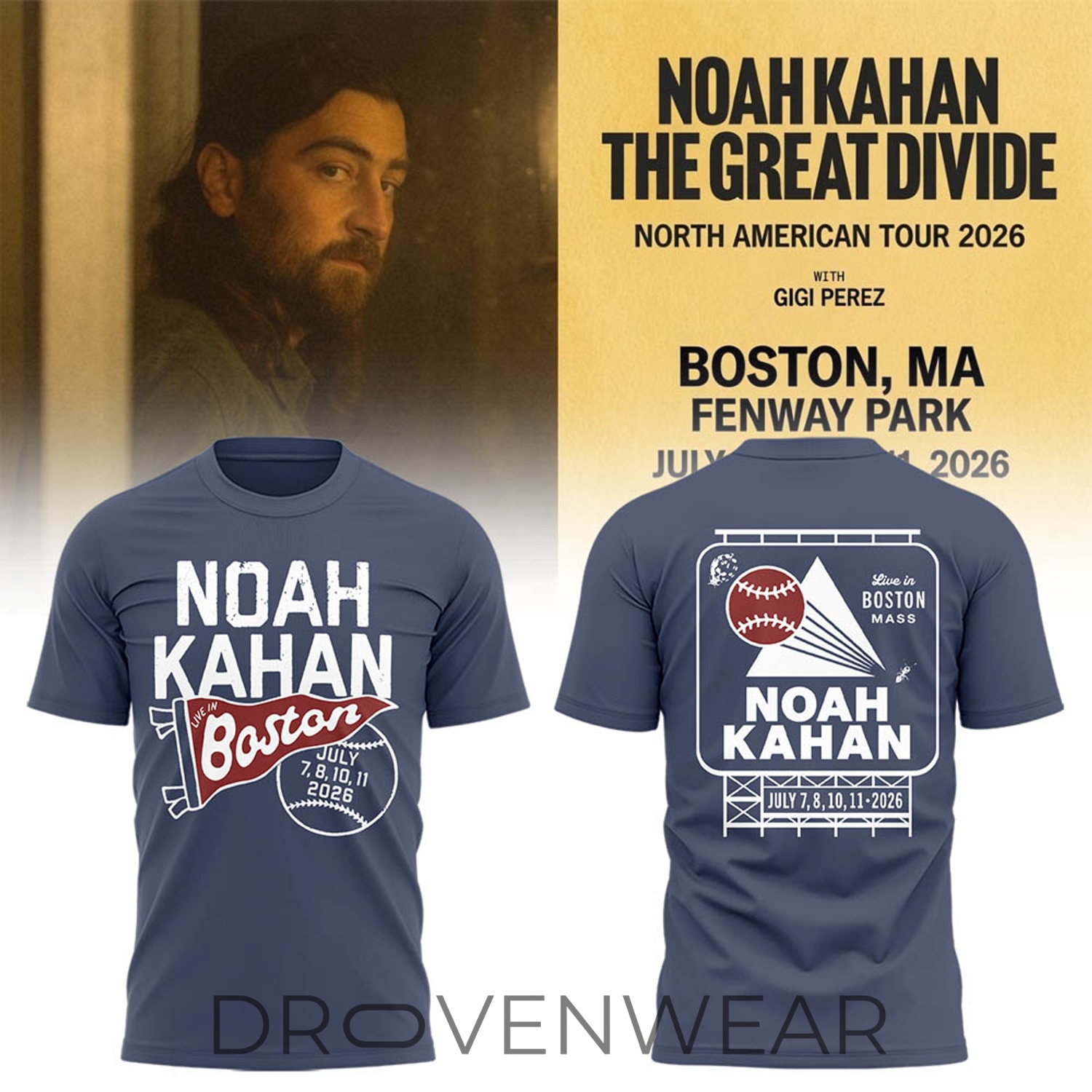 Limited Edition The Great Divide Tour 2026 at Fenway Park Boston Shirt Limited Edition The Great Divide Tour 2026 at Fenway Park Boston Shirt
