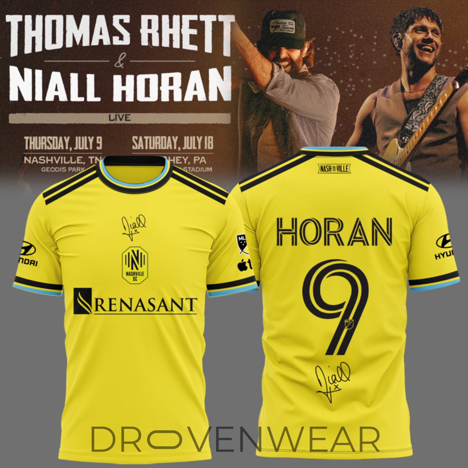 Limited Edition The Soundtrack to Life Tour Football Jersey #9 Limited Edition The Soundtrack to Life Tour Football Jersey #9