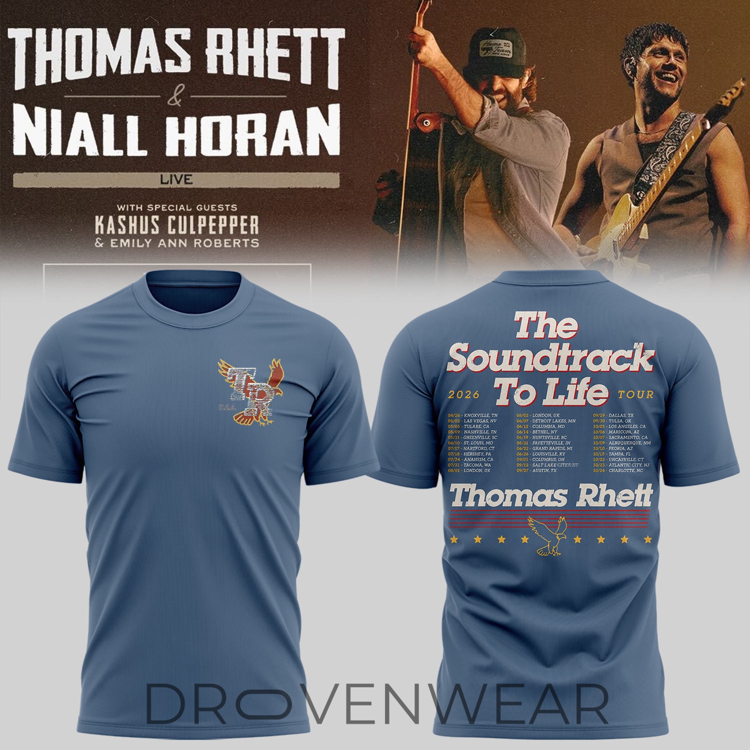 Limited Edition The Soundtrack to Life Tour TShirt V2 Limited Edition The Soundtrack to Life Tour TShirt V2