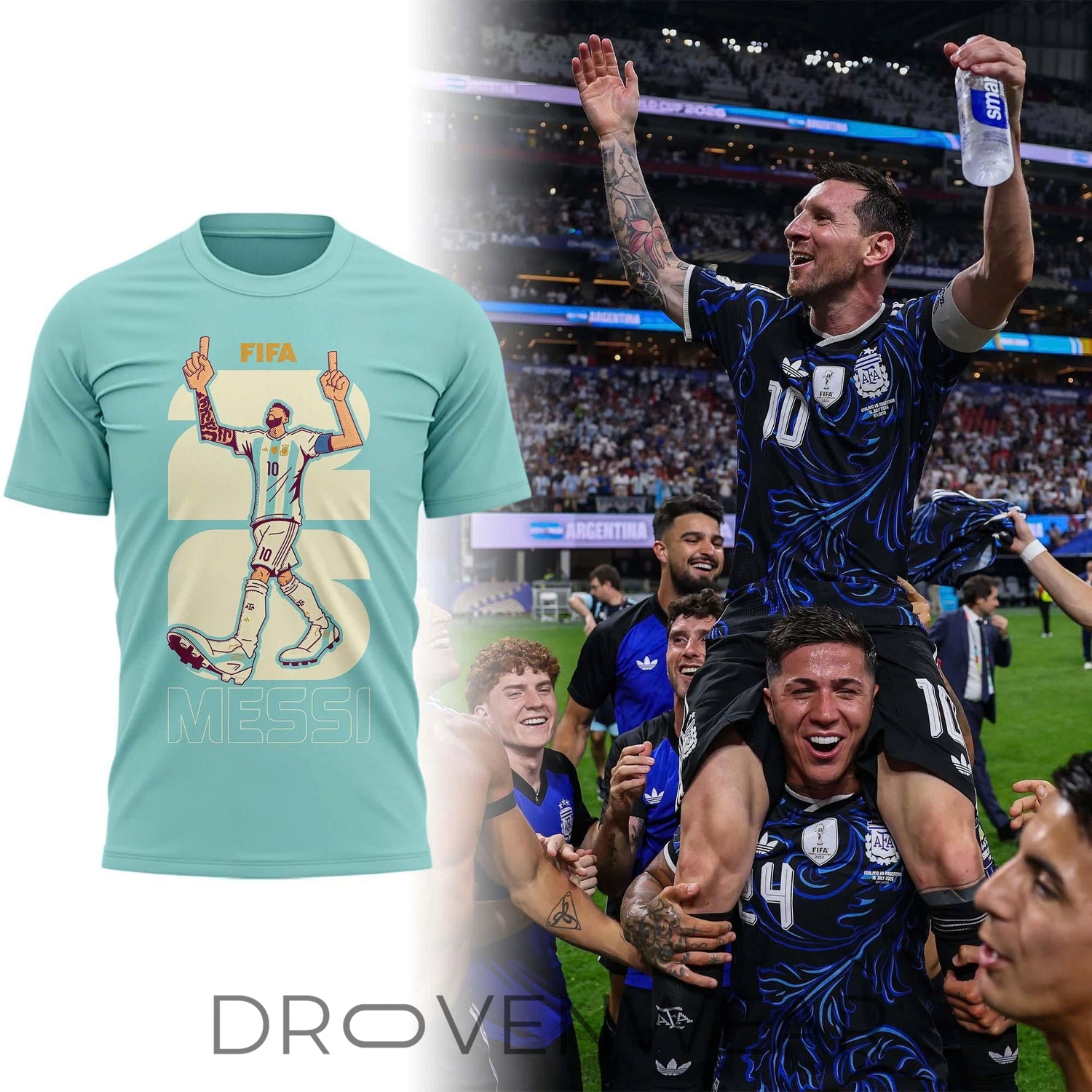 Lionel Messi Celebration World Cup 2026 Final Limited Edition Shirt Lionel Messi Celebration World Cup 2026 Final Limited Edition Shirt