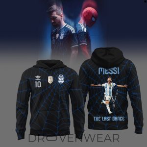 Lionel Messi x SpiderMan Soccer Legend Graphic Hoodie by Drovenwear.com