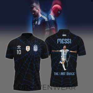 Lionel Messi x SpiderMan Soccer Legend Performance Polo Shirt by Drovenwear.com