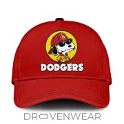 Los Angeles Dodgers Snoopy Firefighter Personalized Red Hoodie 2026 V2 - Image 2