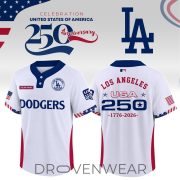 Los Angeles Dodgers USA 250th Anniversary Limited Edition Two Button Baseball Jersey