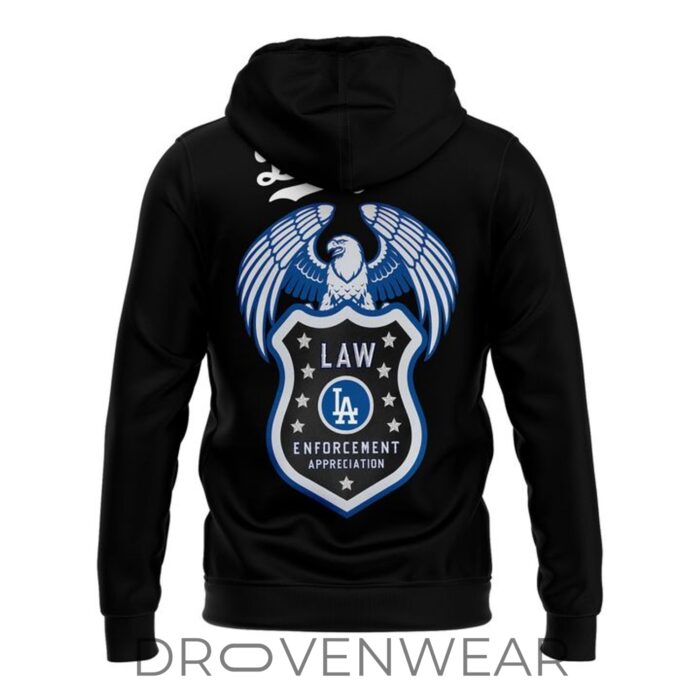 Los Angeles Dodgers X Law Enforcement Night 2026 Special Hoodie - Image 2