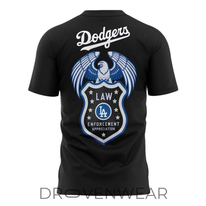 Los Angeles Dodgers X Law Enforcement Night 2026 Special Shirt - Image 2