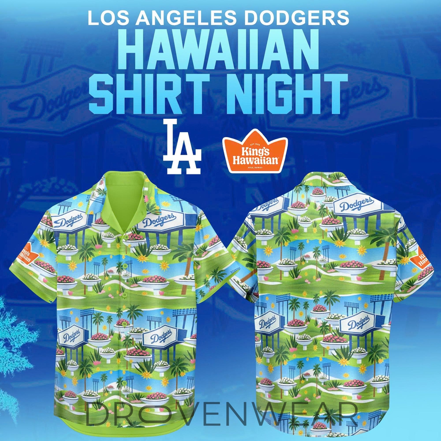 Los Angeles Dodgers x Hawaiian Night 2026 Special Hawaiian Shirt Los Angeles Dodgers x Hawaiian Night 2026 Special Hawaiian Shirt