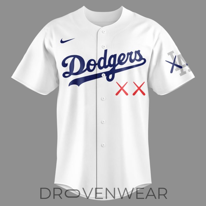 Los Angeles Dodgers x KAWS 2026 Limited Edition Baseball Jersey - Image 2