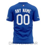 Los Angeles Dodgers x KAWS 2026 Special Blue Shirt - Image 3