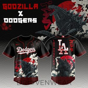 Los Angeles Dodgers x King of the Monsters Collab Jersey by Drovenwear.com