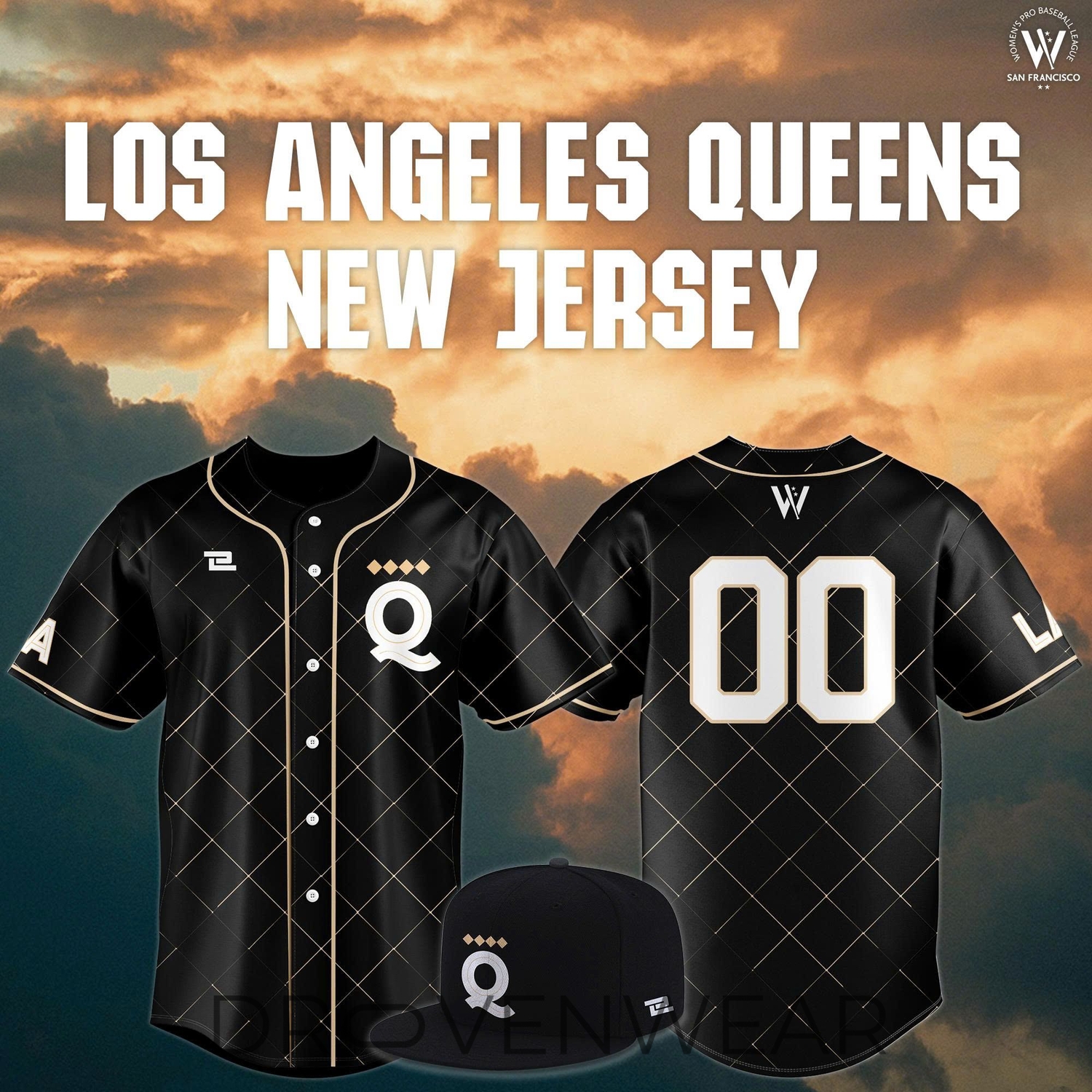 Los Angeles Queens WPBL Inspired by Lizzie Murphy 2026 Baseball Jersey Los Angeles Queens WPBL Inspired by Lizzie Murphy 2026 Baseball Jersey