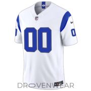 Los Angeles Rams Classic Sol Custom Name White Football Jersey