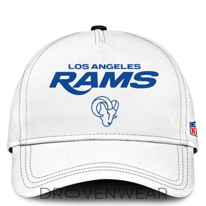 Los Angeles Rams Classic Sol Custom Name White Football Jersey - Image 3