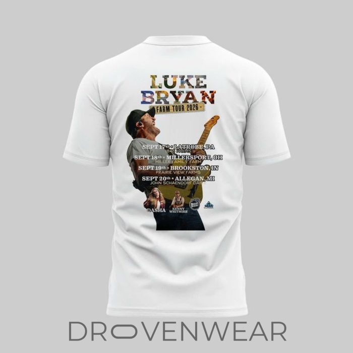 Luke Bryan Farm Tour 2026 Limited Edition Shirt - Image 3