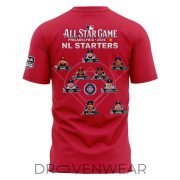MLB All-Star Game Ring The Bell Tri-Blend Dri-FIT Red Shirt - Image 3