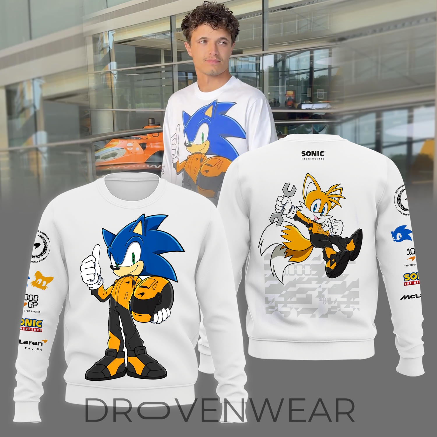 McLaren x Sonic 1000th Limited Edition Sweatshirt McLaren x Sonic 1000th Limited Edition Sweatshirt