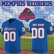 Memphis Redbirds New 2026 Personalized Football Jersey - Image 3