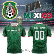 Mexico FIFA World Cup 2026 Mickey Inspired Personalized Graphic T-Shirt