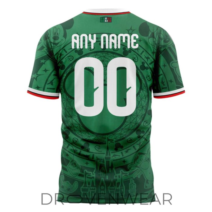 Mexico FIFA World Cup 2026 Mickey Inspired Personalized Graphic T-Shirt - Image 3