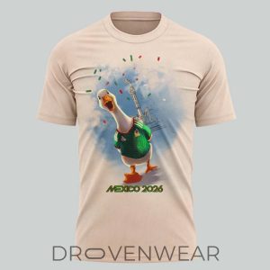 Mexico World Cup 2026 Merlin The Duck Limited Edition Shirt by Drovenwear.com