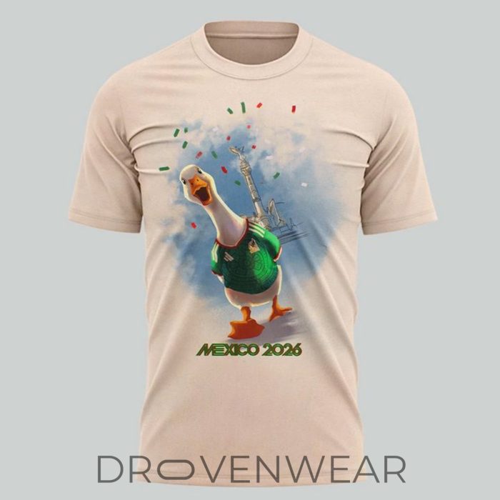 Mexico World Cup 2026 Merlin The Duck Limited Edition Shirt - Image 2