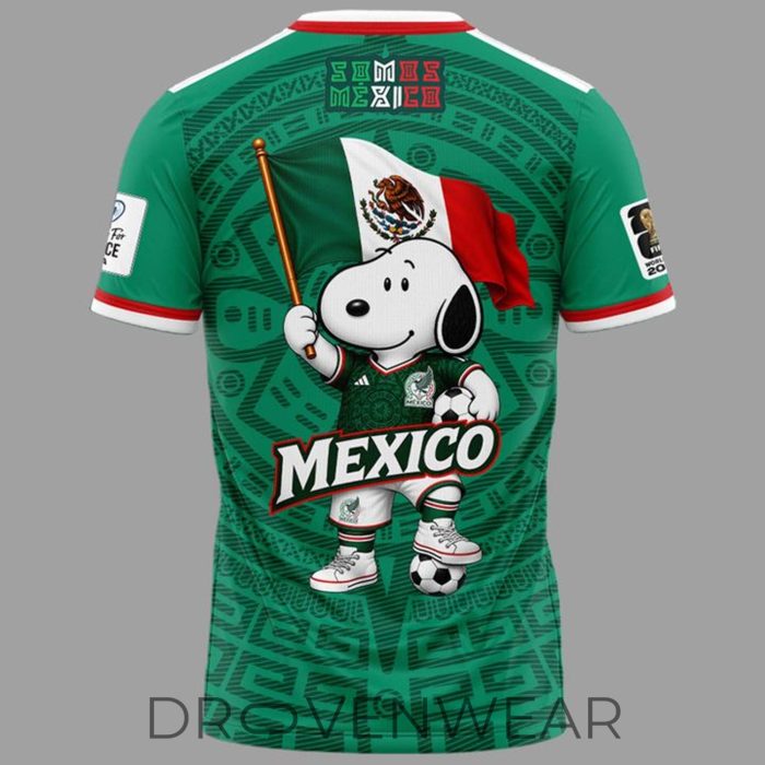 Mexico x Snoopy World Cup 2026 Limited Baseball Jersey - Image 3