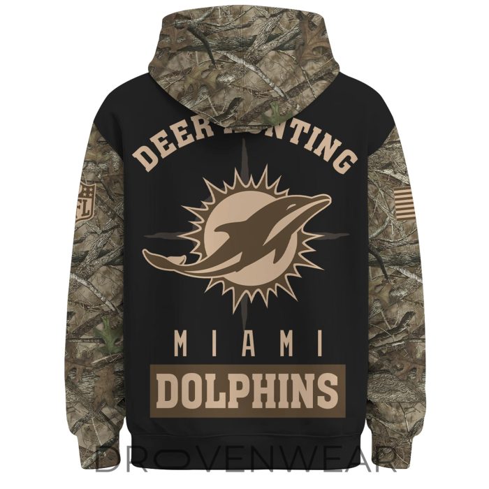 Miami Dolphins Deer Hunting Limited Edition Hoodie - Image 3