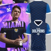 Miami Dolphins Scotland's Tartan Army 2026 Jersey Shirt