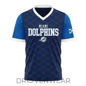 Miami Dolphins Scotlands Tartan Army 2026 Jersey Shirt by Drovenwear.com