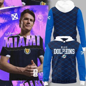 Miami Dolphins Scotlands Tartan Army Special Hoodie by Drovenwear.com