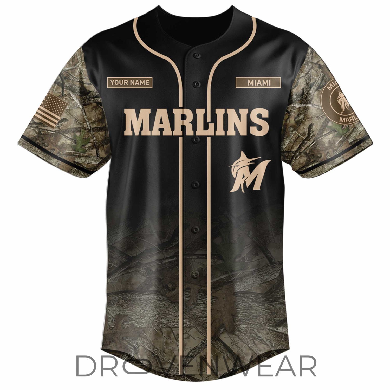 Miami Marlins x Deer Hunting Limited Edition Jersey Miami Marlins x Deer Hunting Limited Edition Jersey