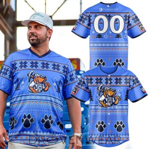 Midland RockHounds Christmas in July Special Baseball Jersey by Drovenwear.com