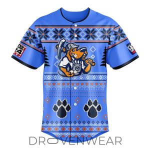Midland RockHounds Christmas in July Special Baseball Jersey by Drovenwear.com
