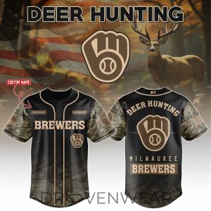 Milwaukee Brewers x Deer Hunting Limited Edition Jersey by Drovenwear.com