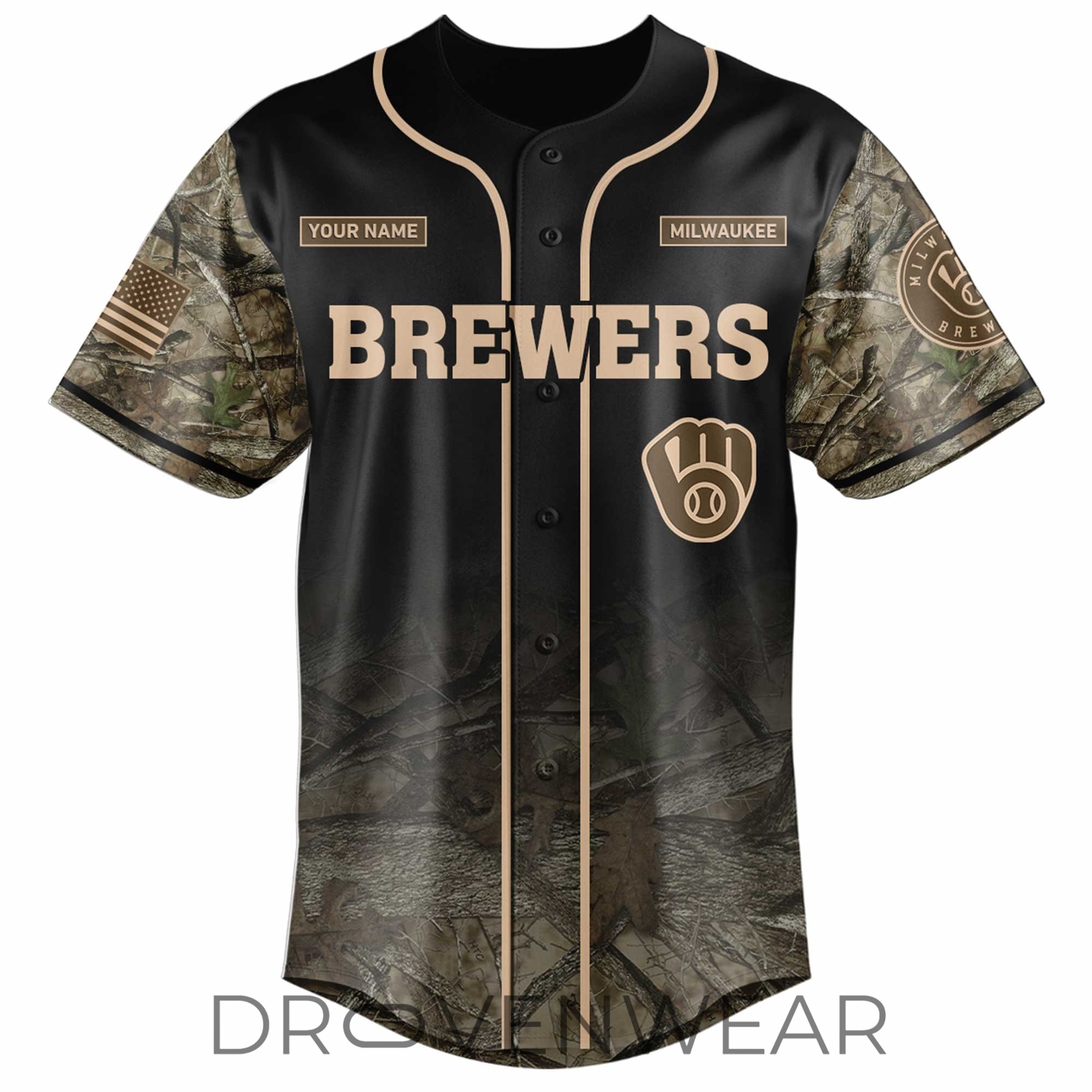 Milwaukee Brewers x Deer Hunting Limited Edition Jersey Milwaukee Brewers x Deer Hunting Limited Edition Jersey