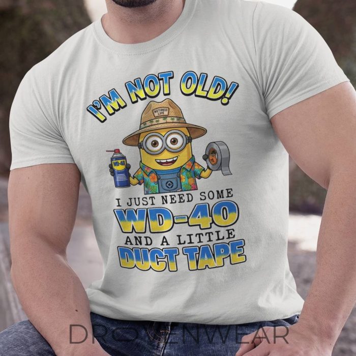Minions Some WD-40 And Duct Tape - Unisex T-Shirt - Image 4