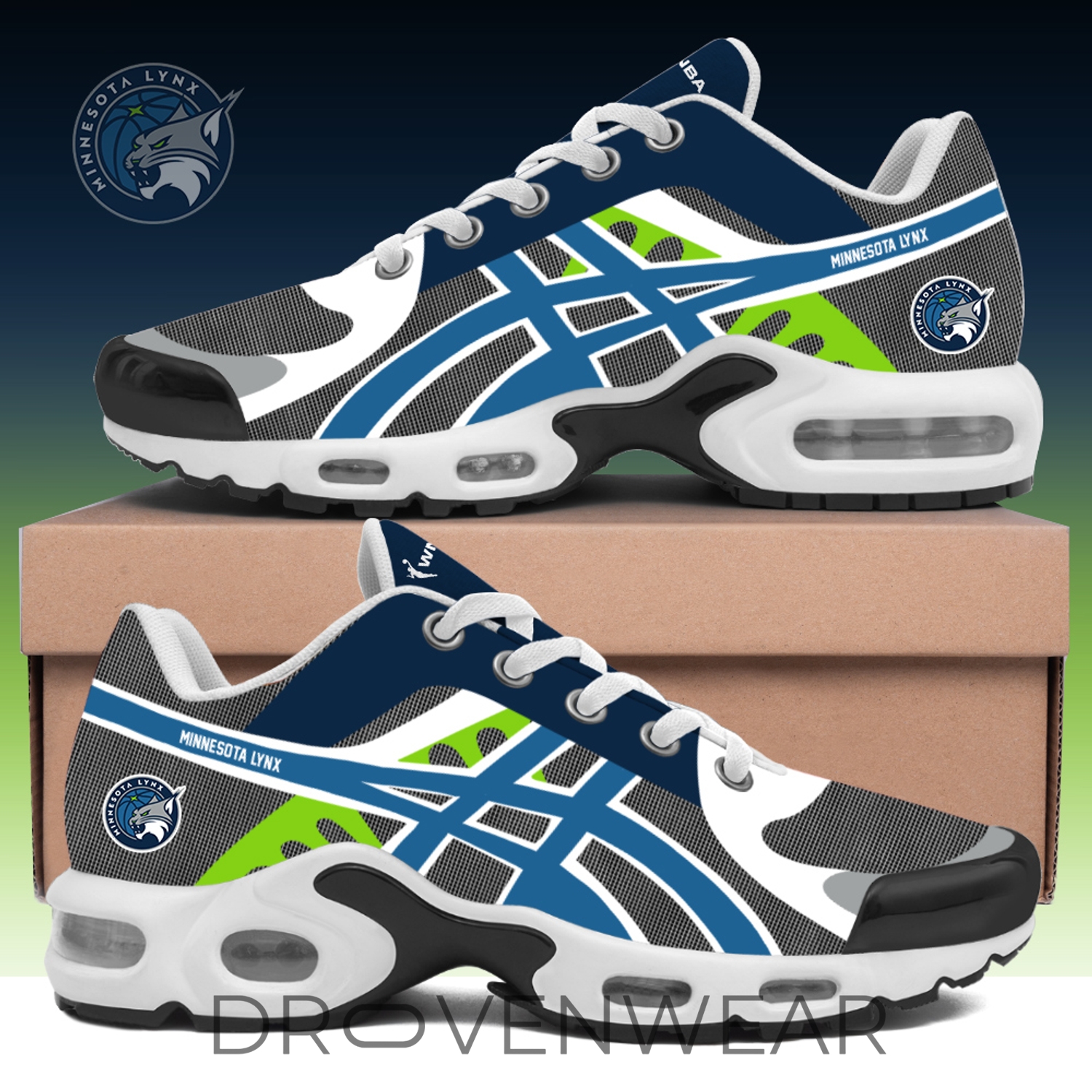 Minnesota Lynx WNBA Personalized Air Max Plus Sneakers Custom Fan Edition Shoes Minnesota Lynx WNBA Personalized Air Max Plus Sneakers Custom Fan Edition Shoes